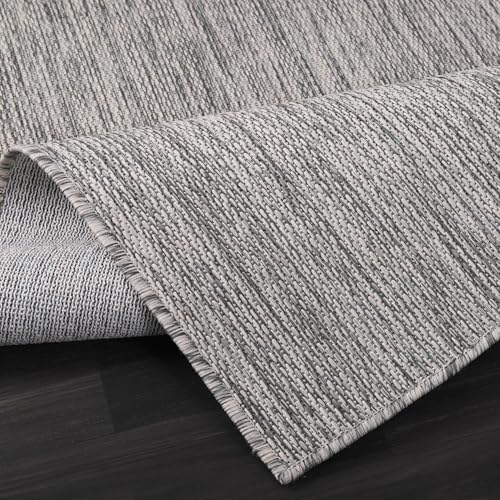 Washable Indoor Outdoor Rug 10x14 Weather Resistant Area Rugs Modern Solid for Porch Deck Balcony Backyard Patio Outside Carpet