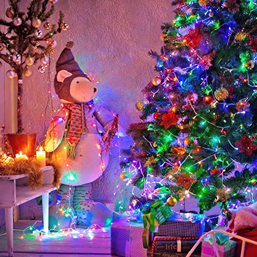 Connectable 91.5ft 250 LED Multicolor Christmas Lights Indoor (91.5 Foot)