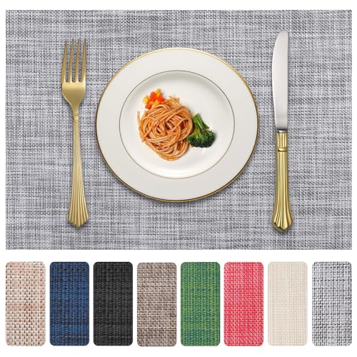 Vinyl Placemats Set of 8 (4 Count)