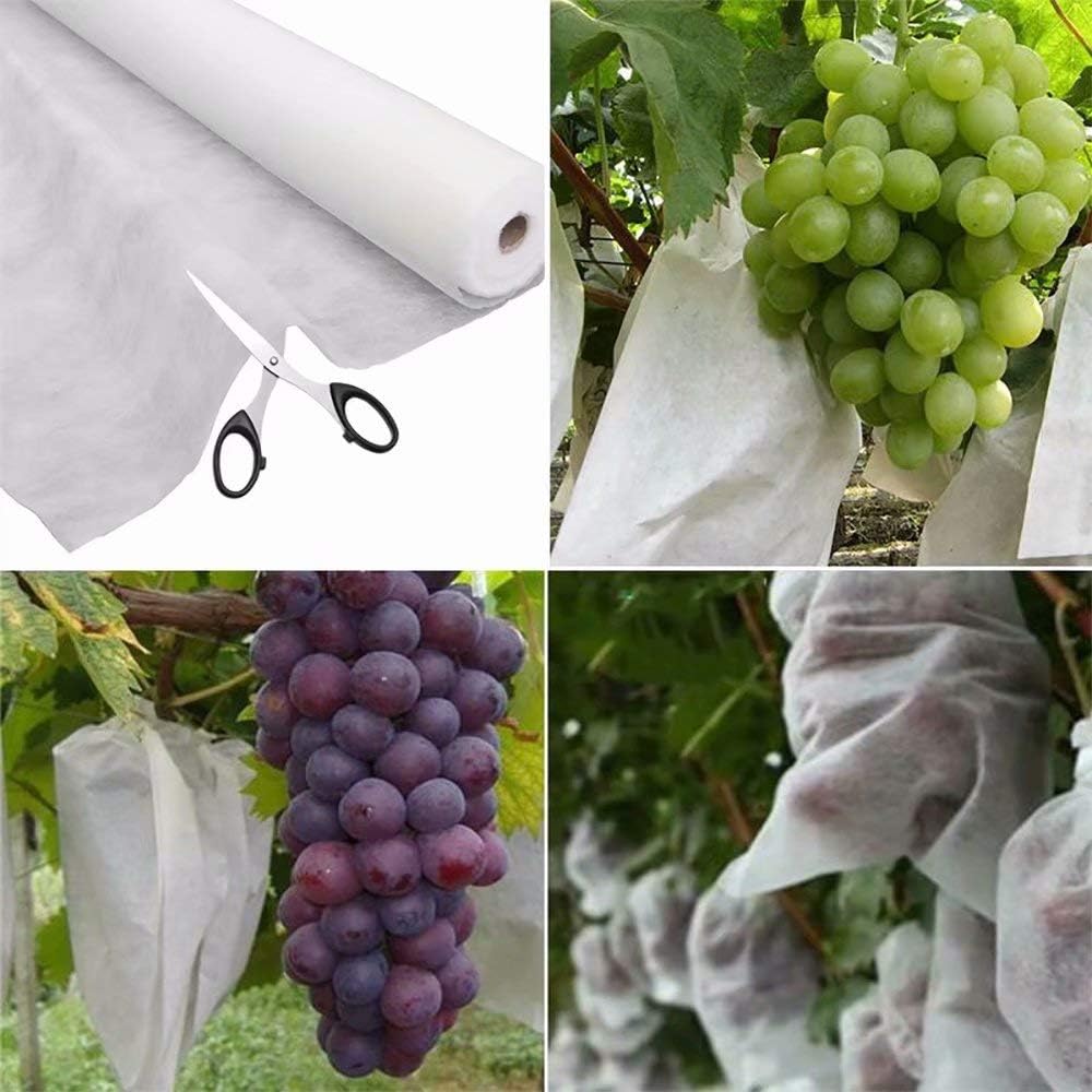 Agfabric Plant Covers Freeze Protection Row Covers 1.5oz 7'x50' Frost Cover for Freeze Protection,Frost Blanket for Plants,White