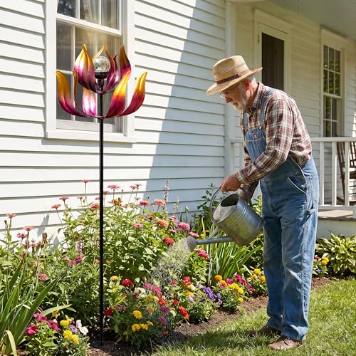 Solar Wind Spinners Outdoor for Yard and Garden