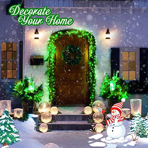 91.5ft Connectable 250 LED Green Christmas String Lights Indoor (91.5 Foot)