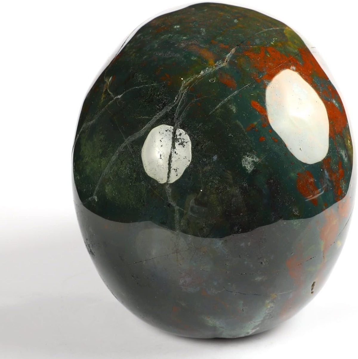 Skullis 5.0” Indian Agate Crystal Skull, Hand Carved Gemstone Fine Art Sculpture, Reiki Healing Stone Statue.361 Z8