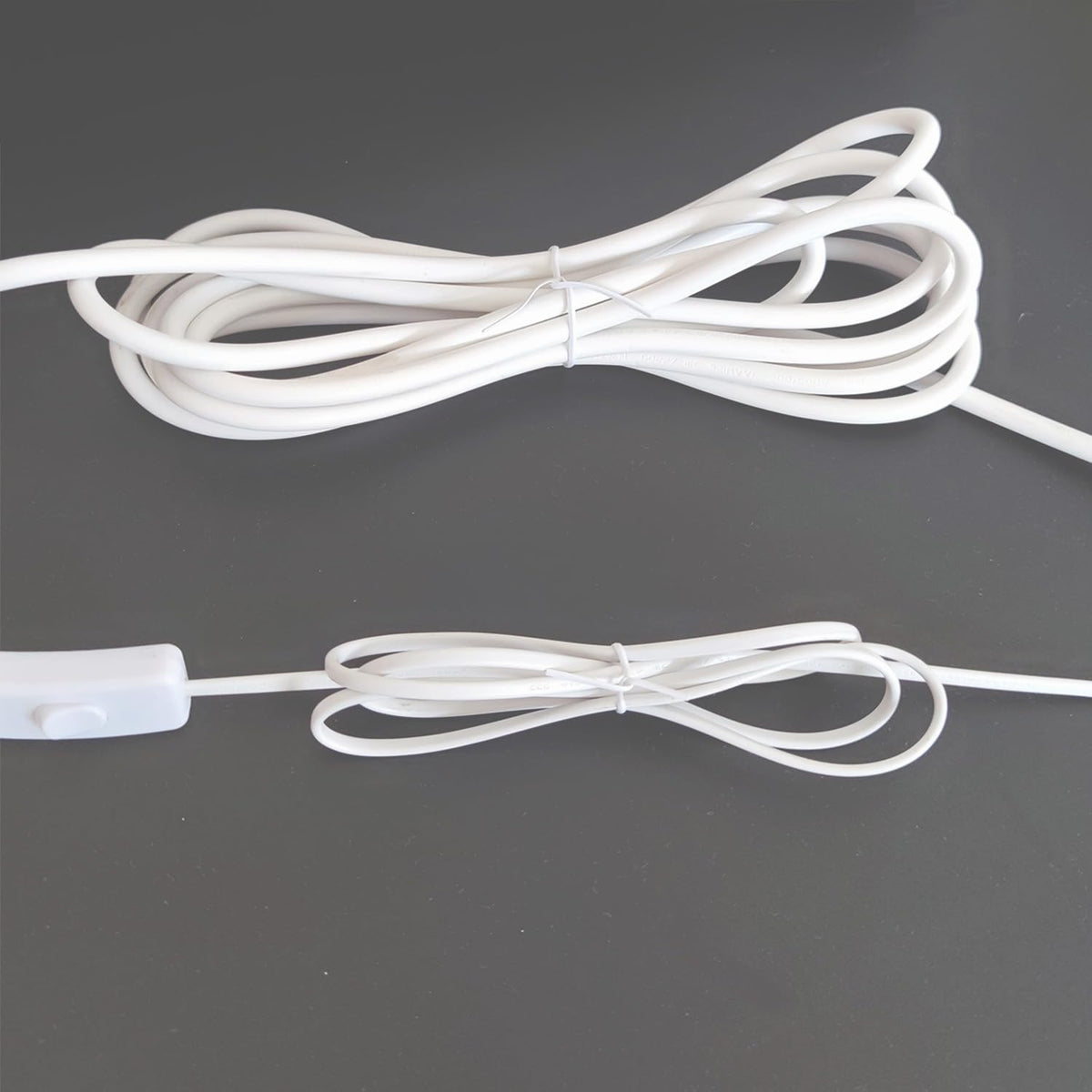 1000 pcs 8 inch White Cable Twist Ties Plastic Twist Ties with Rugged Metal Innercores Reusable Fastening Cable Cord Wire Ties