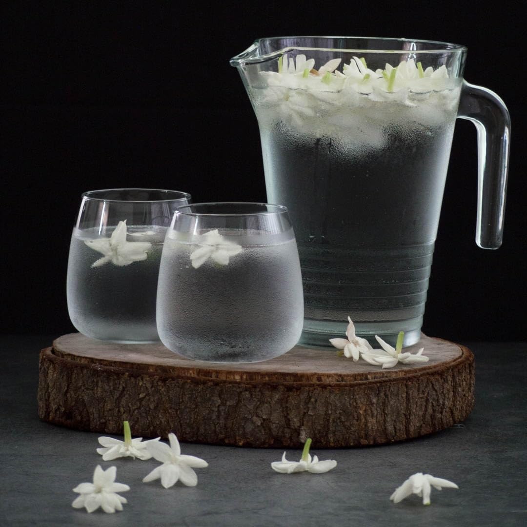 Arabian Jasmine (Jasminum Sambac) - Live, Fragrant, Blooming, Indoor/Outdoor Decorative Plant (2 Arab jas Cups)