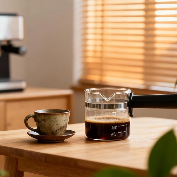 4 Cup Espresso Glass Coffee Pot Replacement-Espresso Accessories Compatible with IMUSA, Hamilton Beach, Mr.Coffee, Breville, UNIVEN Espresso Machine,Black handle