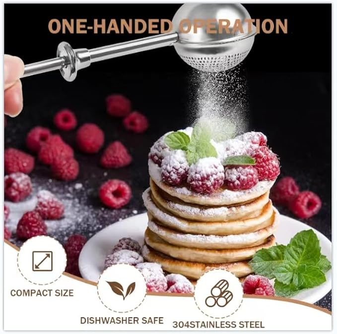 Stainless Steel Tea Strainer,Tea ball Strainers for Loose Tea,Loose Leaf Tea Steeper Fine Mesh Strainer Reusable，Tea Infuser One-Hand Operated Spring-Loaded