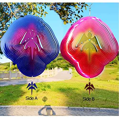 12in Angel Wind Spinner Outdoor Garden Decor Gifts for Women Mom Wife