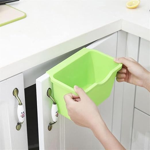 Hanging Trash Can, Kitchen Garbage Bin Waste Bins, Kitchen Cabinet Door Mounted Trash Can Wall Mounted Trash Can Bathroom Plastic Mini Trash Can Household Garbage Cleaning Tool (Size : C)
