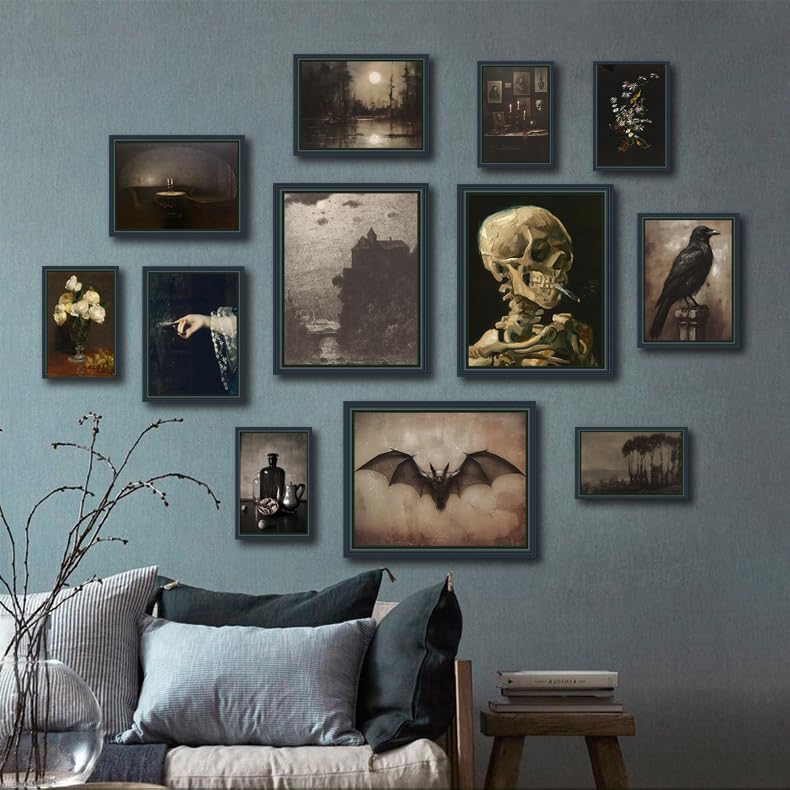Gothic Home Decor Edge Witch Wall Art (24 Count)