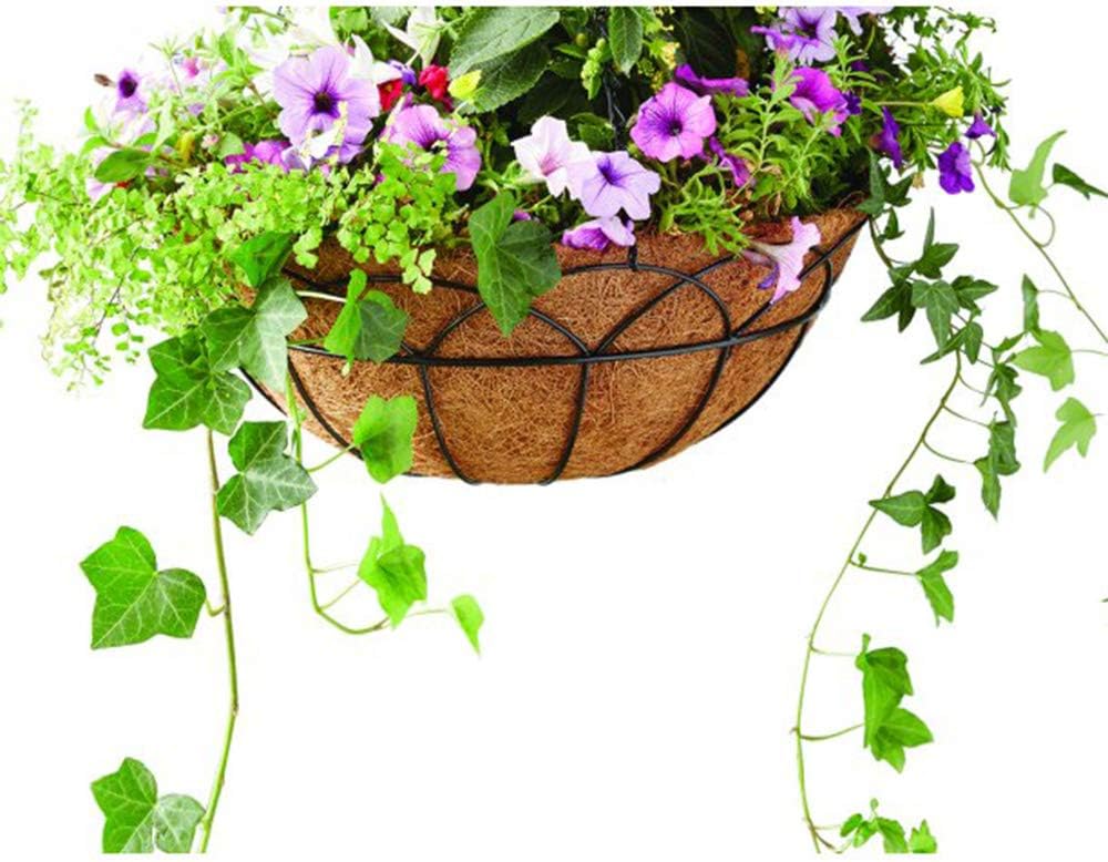 Coco Liners for Planters 14 Inch 4PCS Circle Replacement Plant Basket Liners Coco Fiber Liner for Hanging Basket