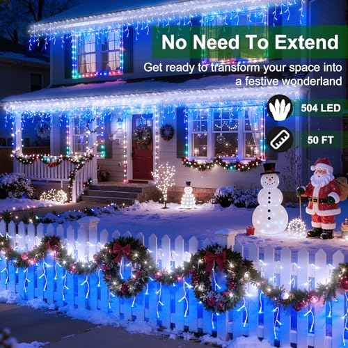 504 LED 50FT Christmas Lights (49 Foot)
