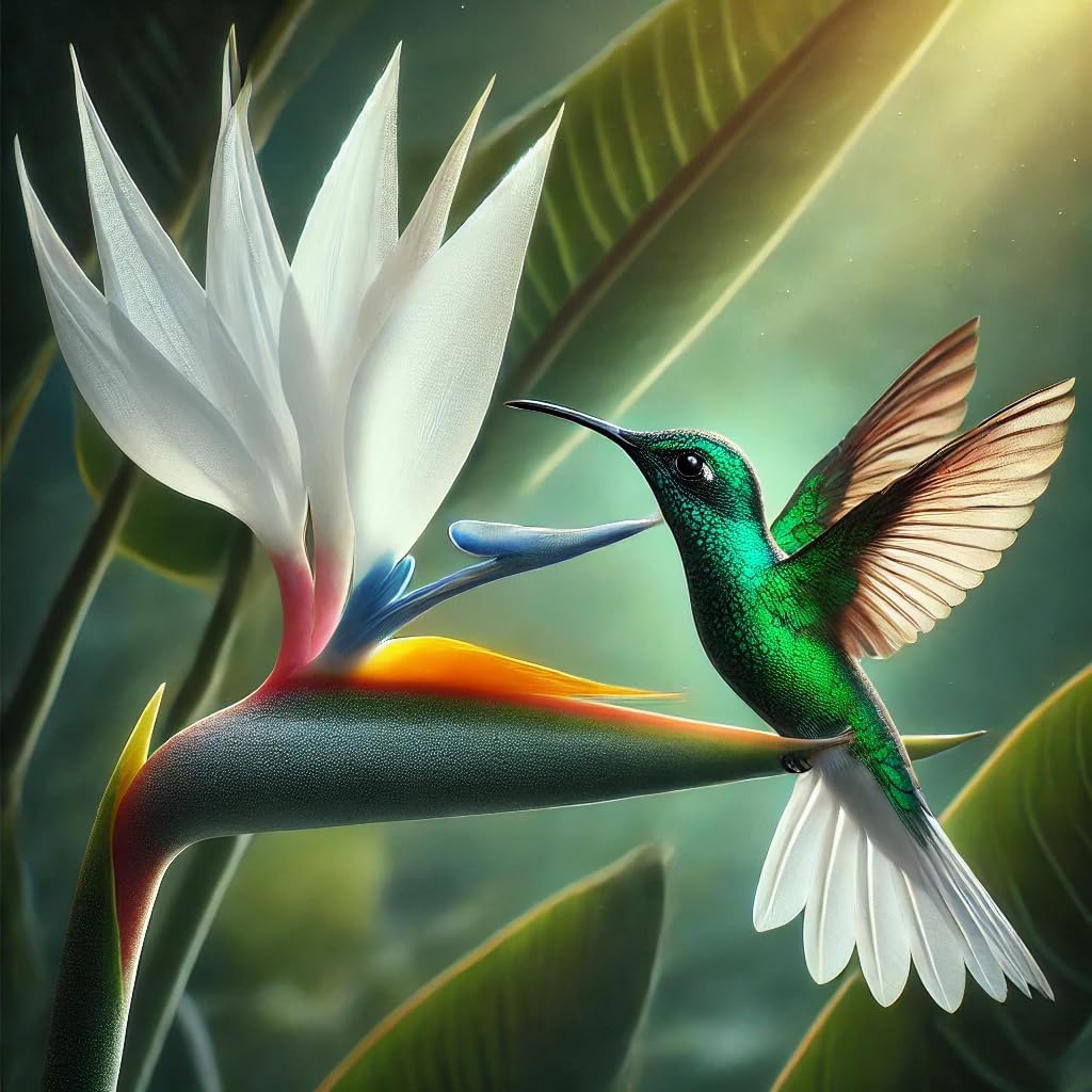 Bird of Paradise - White - Strelitzia Nicholai. (2 White BoP in Sac)