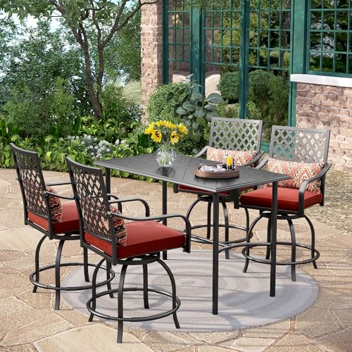 Outdoor Patio Bar Set for 4