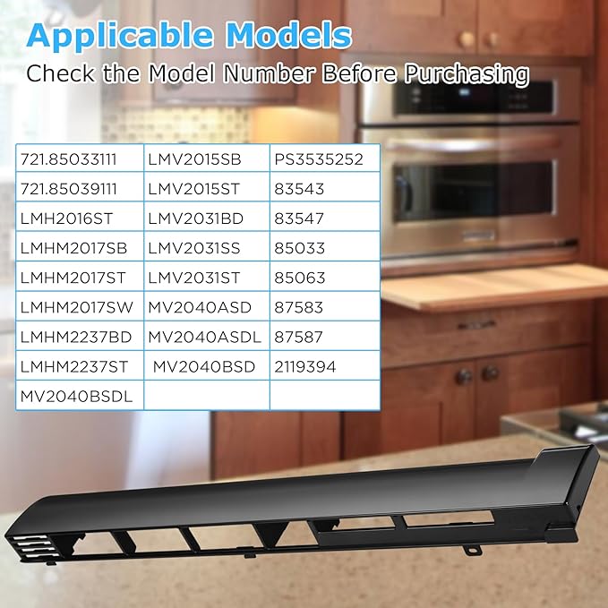 MDX61912701 Replacement Microwave Oven Cover Grille for LG AP5202555,2119394,AH3535252,EA3535252,LMV2031ST,LMH2016ST,LMHM2237BD,LMHM2017SB