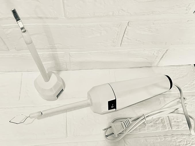 Electric 110 Volt Professional, Heavy-duty, zucchini corer, vegetable corer/drill, White
