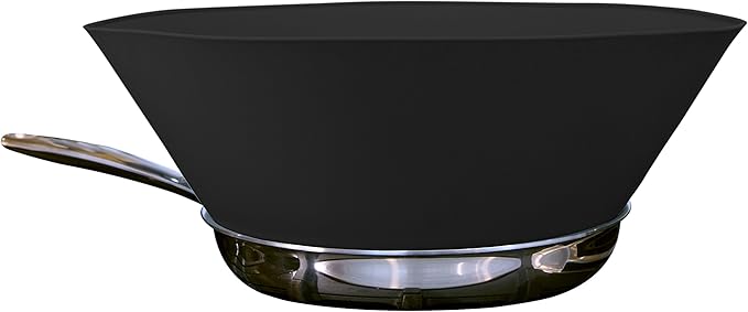Frywall 12 (Large) - Black - Splatter Guard, as Seen on Shark Tank