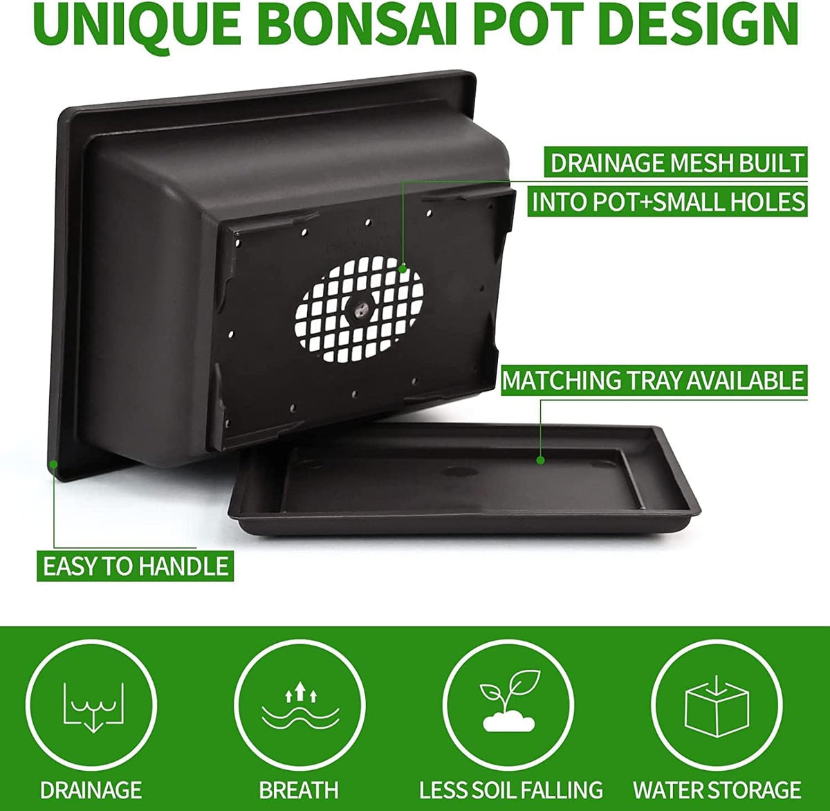 5 Bonsai Tree Kit Complete Plant Growing Tools, Grow in Pot Indoor Bonsai Tree Starter Kit, Great Home Gardening Potted Plants DIY Gift for Adults
