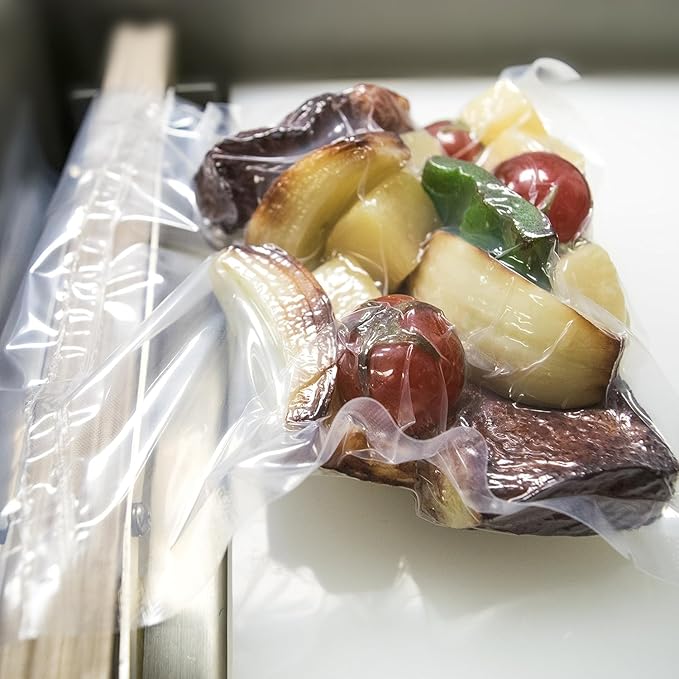 UltraSource - Chamber Machine Pouches 3 Mil Thickness, 7" x 9", Pack of 250 Vacuum Chamber Pouches, BPA-Free Pre-Cut Chamber Vacuum Sealer Bags with tear notch
