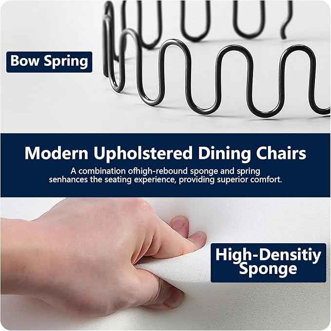Velvet Dining Chairs Set of 4, Kitchen & Dining Room Chairs, Upholstered Dining Chairs with Back Ring Pull and Silver Solid Wood Legs, Modern Tufted Kitchen Chairs for Dining Room, Light Grey