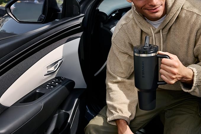 STANLEY Quencher ProTour Flip Straw Tumbler with Leakproof Lid | Built-In Straw & Handle | Cupholder Compatible for Travel | Insulated Stainless Steel Cup | BPA-Free