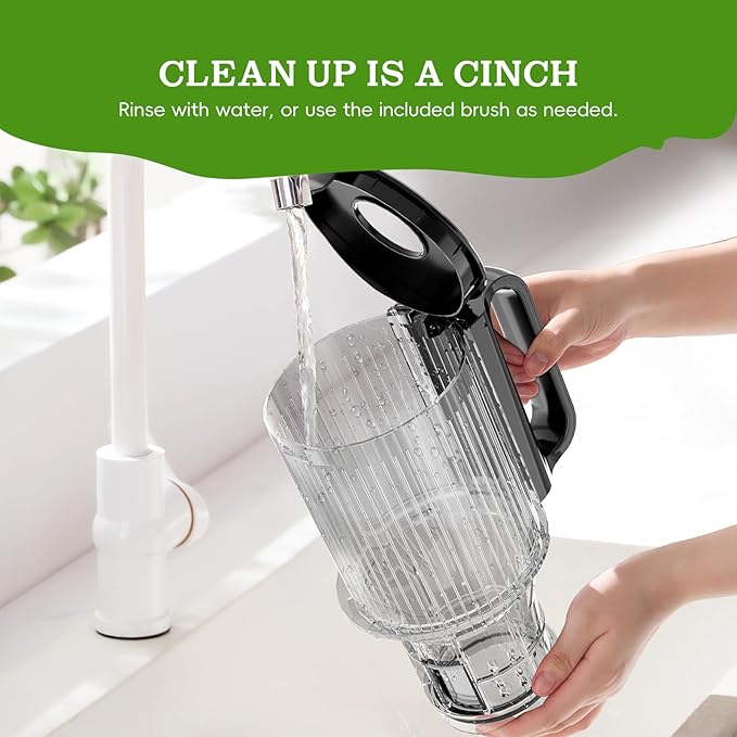 Cold Press Juicer, Wide Feed Chute Juicer Machines, Stainless Steel Slow Masticating Juicers Easy to Clean, Vegetables & Fruits Juice Extractor, High Juice Yield, Brass Color Knob