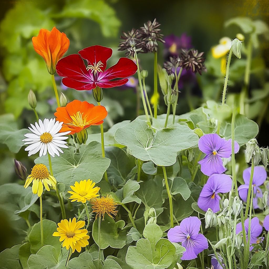 Ferry-Morse Edible Flower Mix Bulk Flower Seeds, 1lb