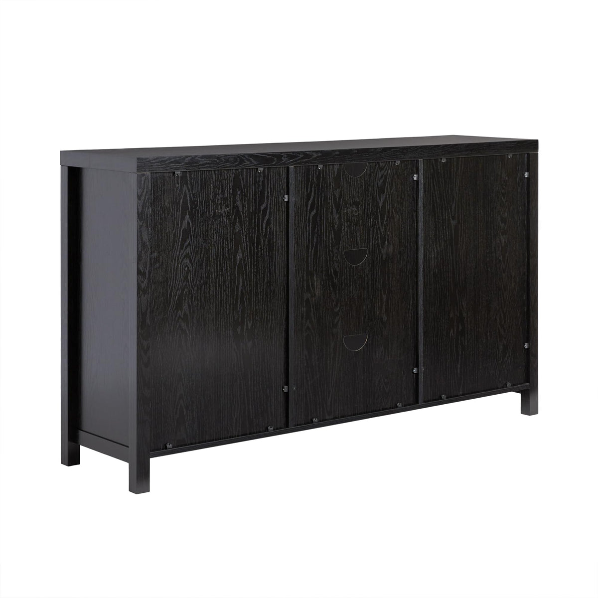 Sasha 2 Door Sideboard Buffet with Arched Rattan Panels