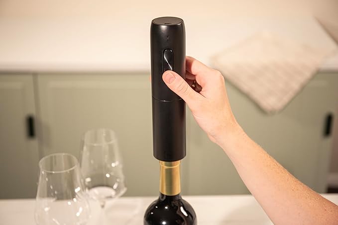 Electric Wine Opener & Vacu Vin Wine Saver Pump Bundle – Fresh Wine Made Easy