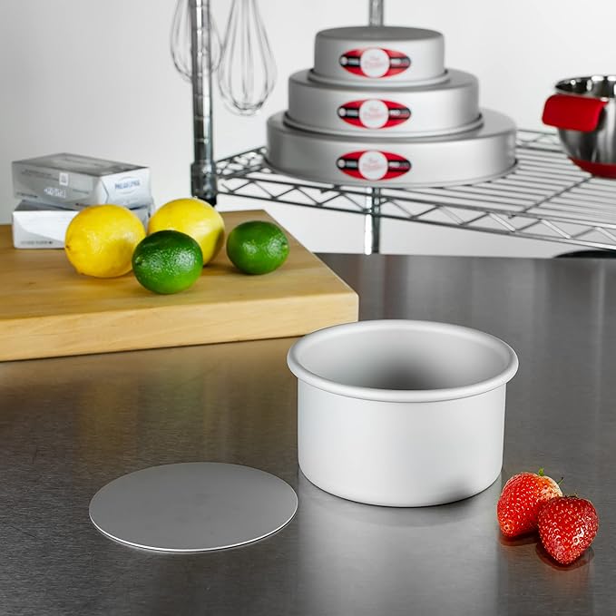 Fat Daddio's PCC-53 Anodized Aluminum Round Cheesecake Pan, 5 x 3 Inch