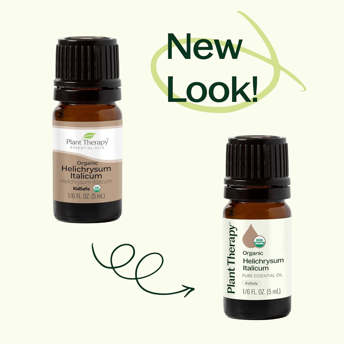 Plant Therapy Organic Helichrysum Italicum Essential Oil for Skin 100% Pure, USDA Certified Organic, Undiluted, Natural Aromatherapy for Diffusion, Therapeutic Grade 2.5 mL (1/12 oz)