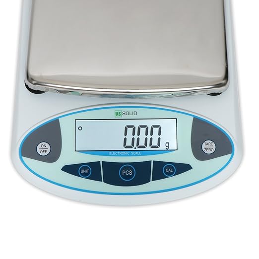U.S. Solid Digital Precision Analytical Balance 5000g x 0.01g, High Precision Electronic Scale for Laboratory, Jewelry, Industrial Use