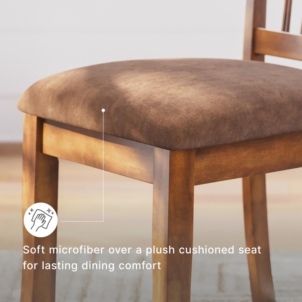 Berringer Wood Dining Chairs Set of 2