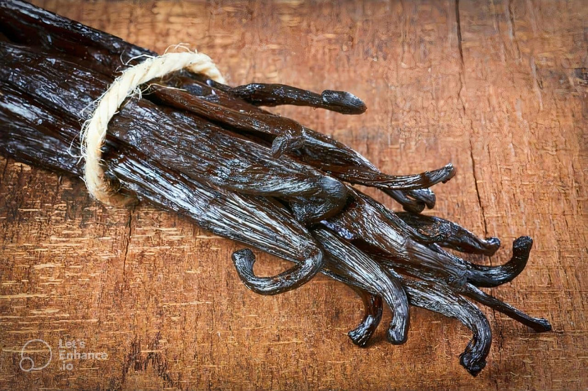 Uganda Vanilla Beans by Pearl Organic Vanilla - 15 Organic Whole Grade A Pods for Homemade Vanilla Extract, Baking & Brewing