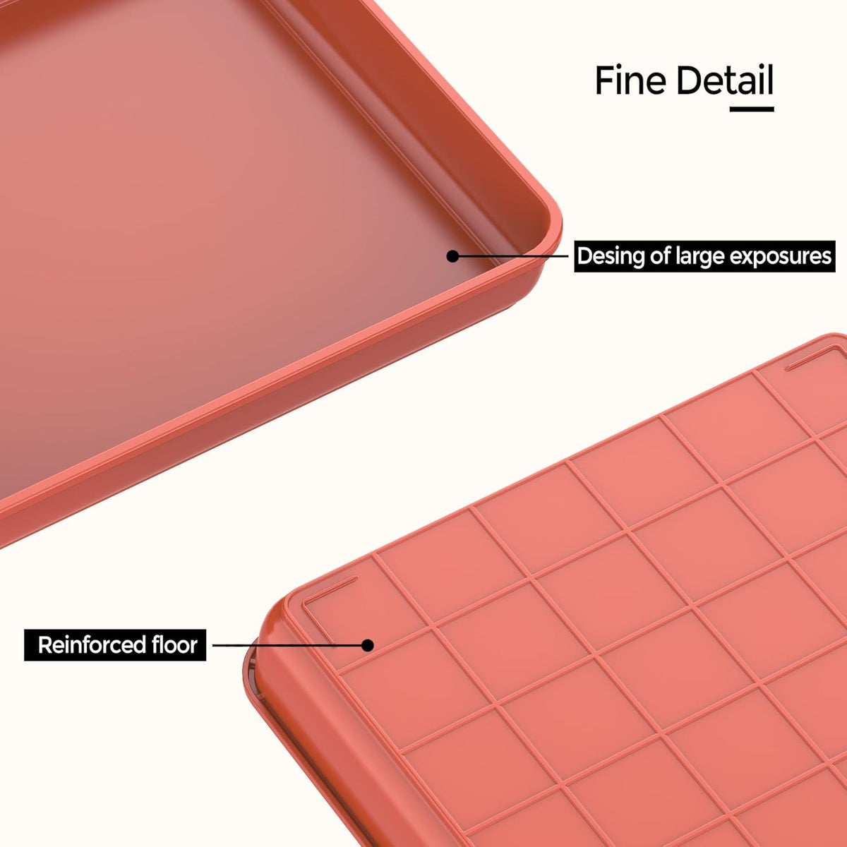 WAYNHUI Square Plant Saucer 6/8/10/12/14/16/18/20inches Square Plastic Basin Tray Large/Small Water Receiving Tray
