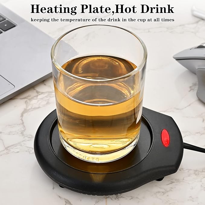 ASAWASA Coffee Mug Warmer, Candle Warmers for Large Jar, Safely Releases Scents Without a Flame, Enjoy Your Warm Coffee Tea and Milk, Gifts for Festival Birthday Men Women Mom Dad.