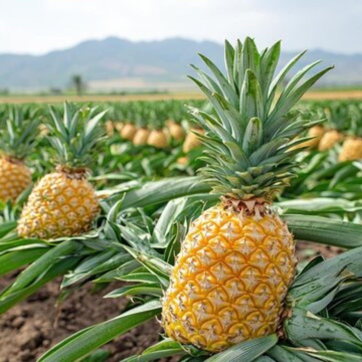 2 Elite Gold Pineapple Plants Live, 5-9 Inc Tall, Pineapple Fruit Trees Live Plants, Pineapple Seedlings