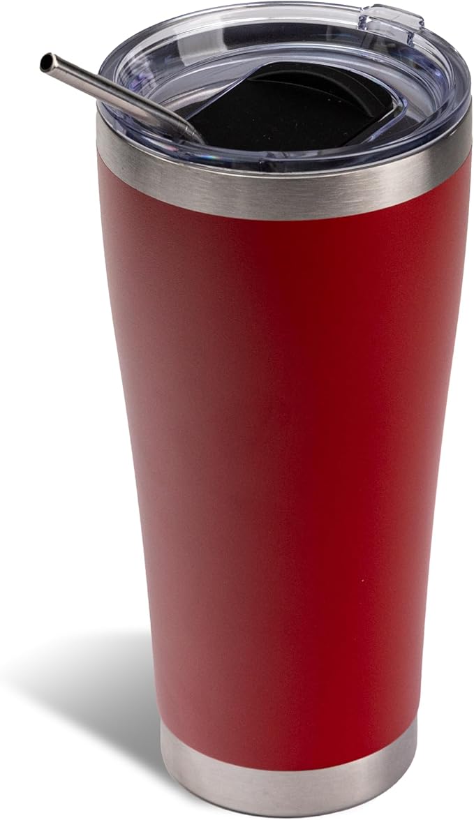 The Memory Company Officially Licenced NFL 30OZ Tumbler Set - 2-Pack Home & Away Stainless Steel Insulated Tumblers with Straws, Double Wall Vacuum Sealed Football Fan Drinkware