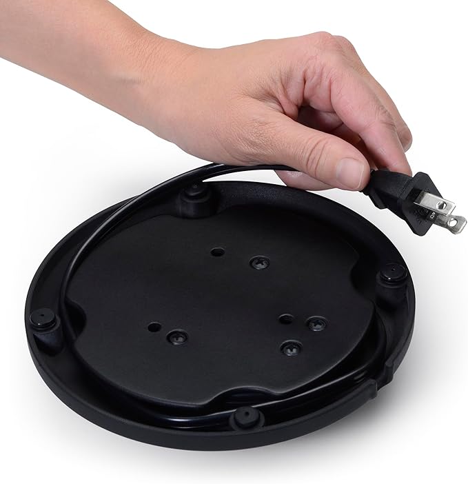 Presto 02815 12-Cup Cordless Coffee Percolator - Stainless Steel, Modern Design, Easy Pour Spout, Stay-Cool Handle, Matte-Black