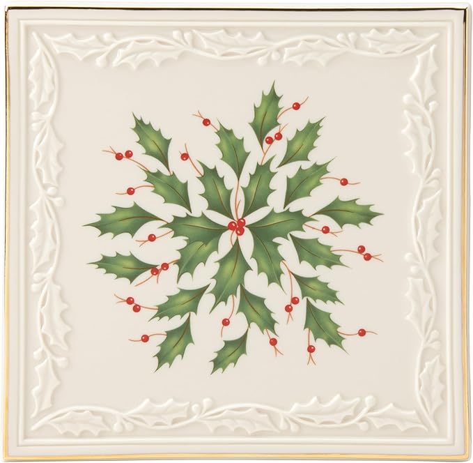 Lenox 870020 Hosting The Holidays Trivet, Christmas