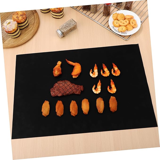 9pcs Non-stick Oven Mats High-temperature Resistant Baking Liners for Even Heating -up for Electric Gas Ovens