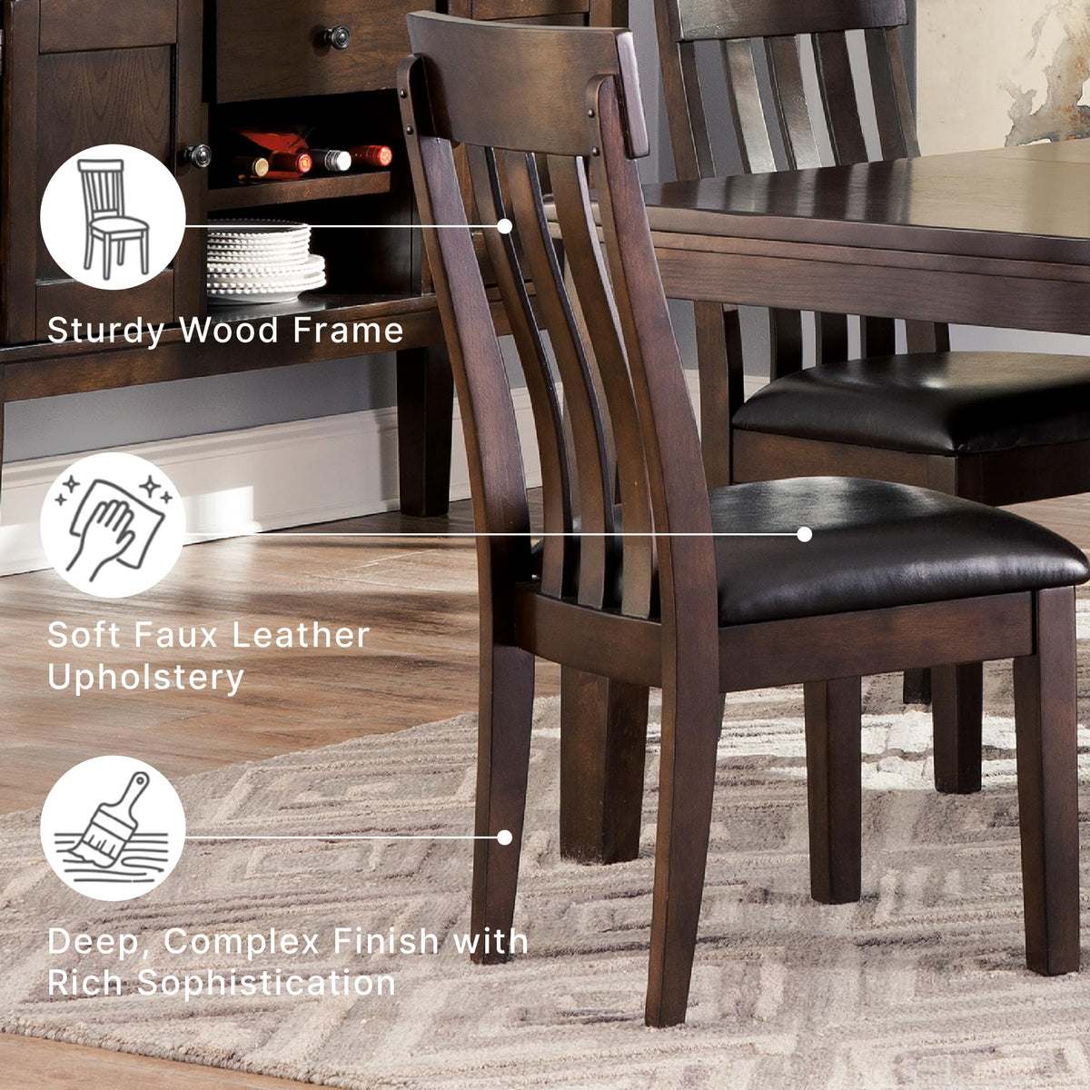 Haddigan Dining Chair (2 Count)