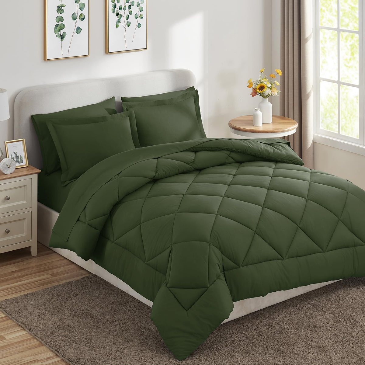 Full Size Comforter Sets Olive Green