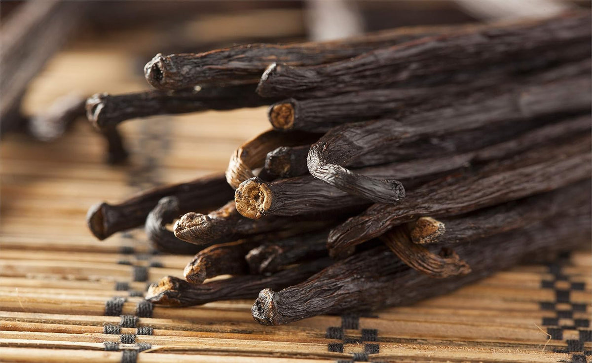 10 Vanilla Beans - Whole Extract Grade B Pods for Baking, Homemade Extract, Brewing, Coffee, Cooking - Tahitian