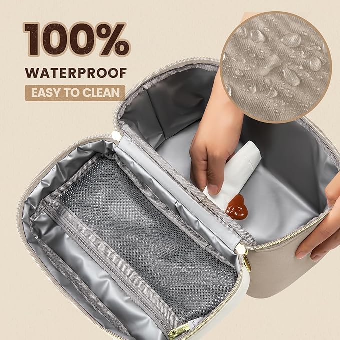 LOVEVOOK Lunch Box for Women,Adult Insulated Lunch Bag for Women,Leakproof Cooler Bag for Office Picnic Hiking Beach,Lunch Tote Bag with Adjustable Shoulder Strap