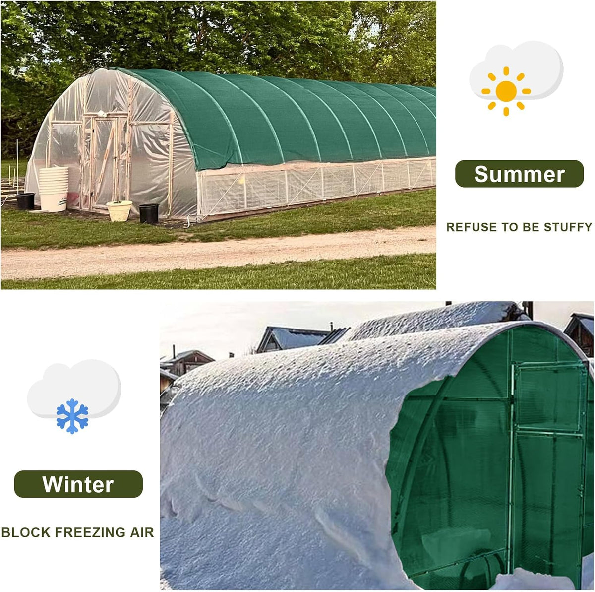 LOVE STORY 6.5x16.5FT 55% Green Shade Cloth Sun Shade Net with Grommets Sunblock Net Mesh Tarp for Garden,Plants Cover,Greenhouse and Patio