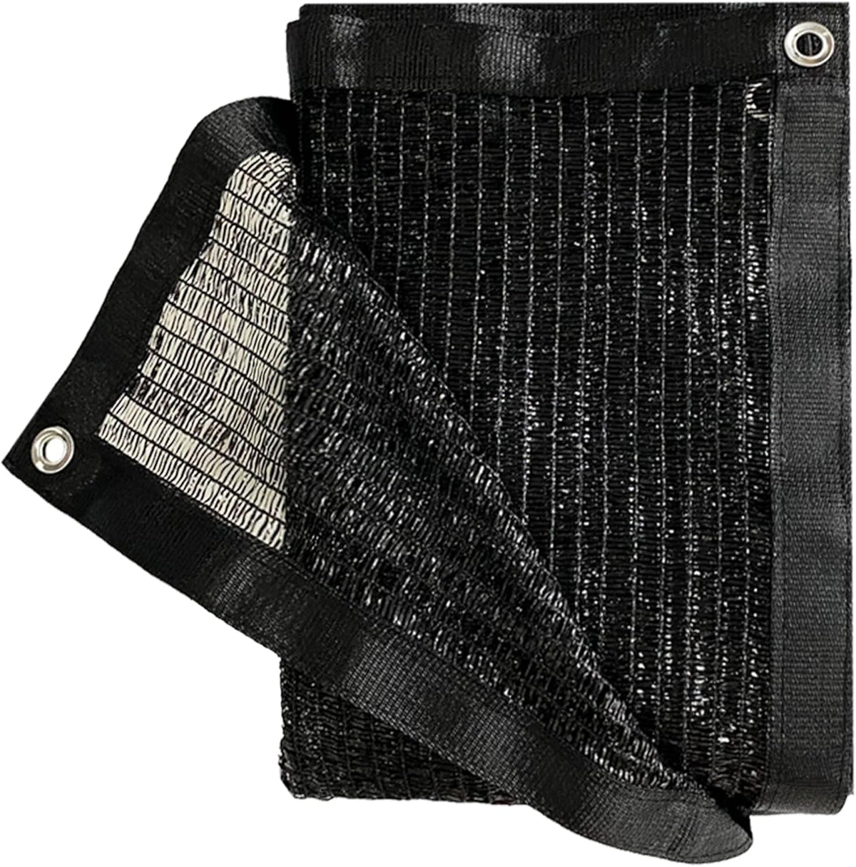 Garden expert 50% Black Shade Cloth 5x10FT Taped Edge with Grommets Sun Net Mesh for Garden Patio Backyard UV-Resistant