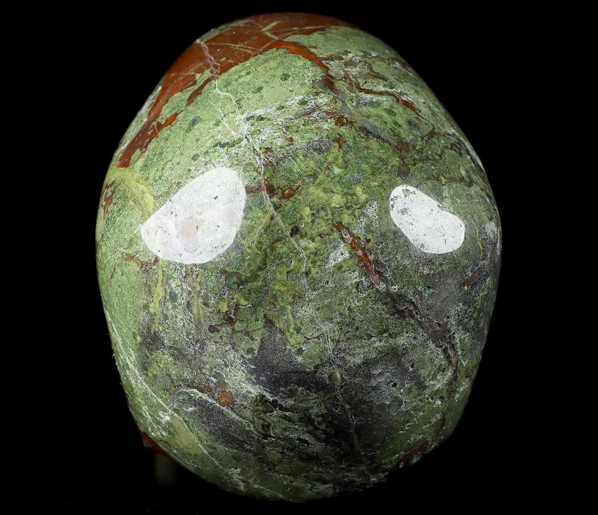 Skullis 5.0" Dragon Blood Jasper Hand Carved Crystal Skull, Super Realistic, Crystal Healing, Hand Carved Gemstone Fine Art Sculpture, Reiki Healing Stone Statue.2241 Z8