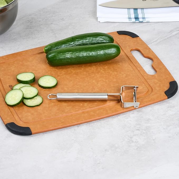 Restaurantware-German Standard 6.6 Inch Vegetable Peeler, 1 Y Peeler For Potato - Ultra Sharp Blade, Ergonomic Handle, Stainless Steel, Dishwashable, For Fruit, Zucchini, Carrot, Or, More