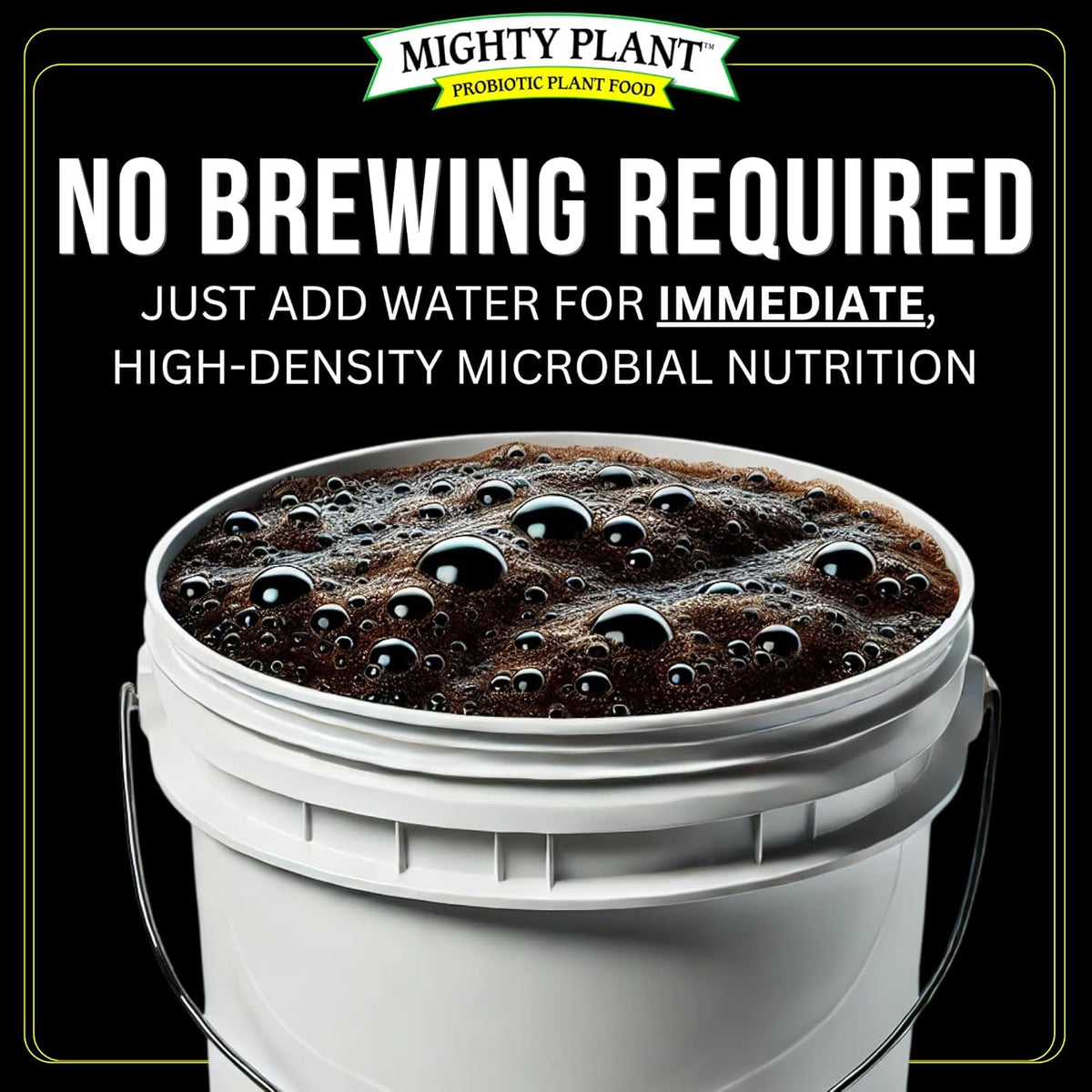 Organic Instant Compost Tea (5 oz) – Probiotic Plant Food Bloom Booster & Yield Booster for Hydroponics & All Gardening Types | Microbial Formula Converts Amino Acids for Enhanced Growth (5, Ounces)